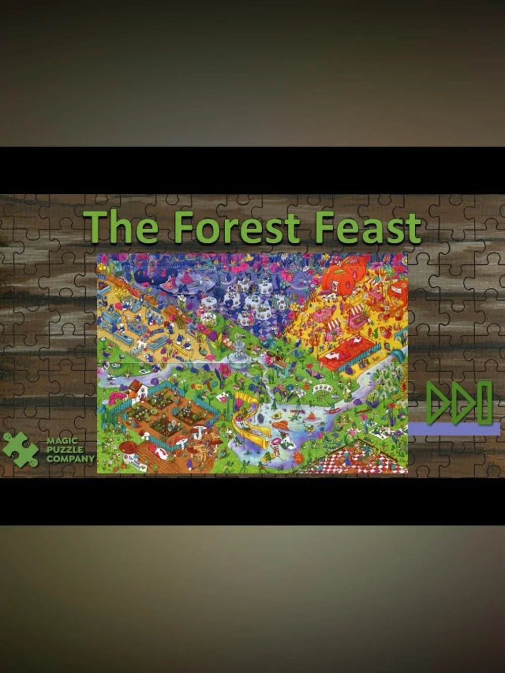 Magic Puzzle Company The Forest Feast 1000 Piece Jigsaw Puzzle New